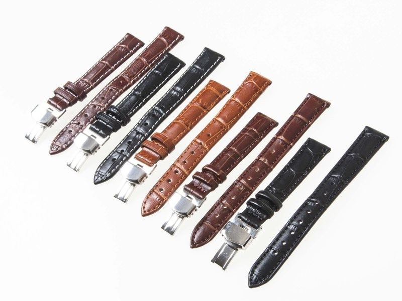  универсальный натуральная кожа wani кожа способ отделка наручные часы ремень браслет частота для замены # ширина 20mm черный 