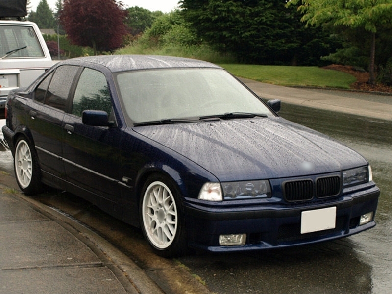 BMW用 E36 E36 M3 前期 M3ルックブラックキドニーフロントグリル 3シリーズ マイナーチェンジー前_画像3