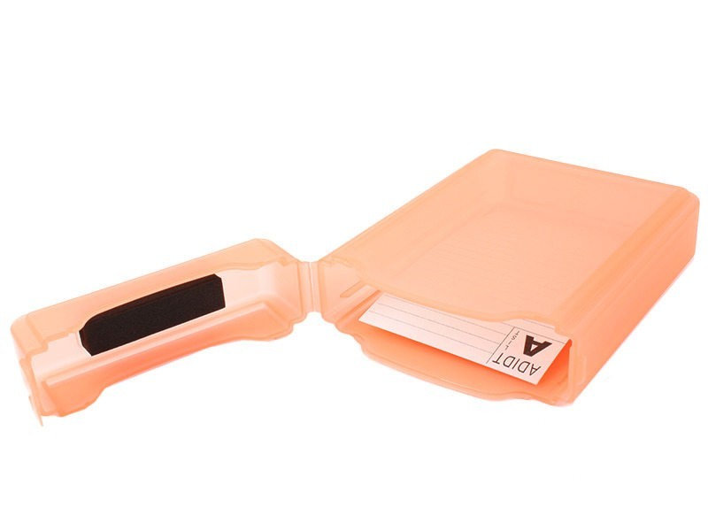 3.5インチ ハードディスク 保護ケース ボックス 収納箱#オレンジ_画像3