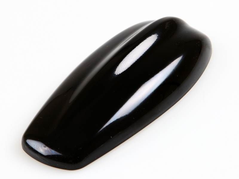 汎用タイプ ジャガー用 ルック 塗装済みダミーアンテナ ブラック シャークフィンの画像1