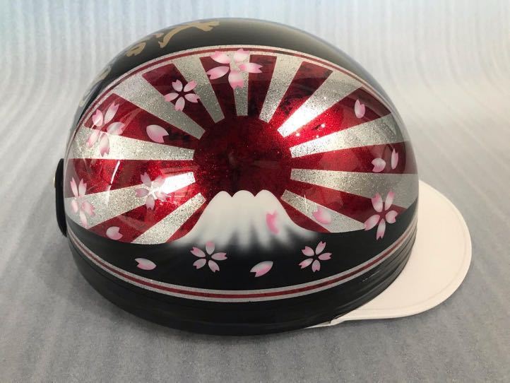 SALE/78%OFF】 桜 富士日章 コルク半 ヘルメット 旧車會 暴走族 三段