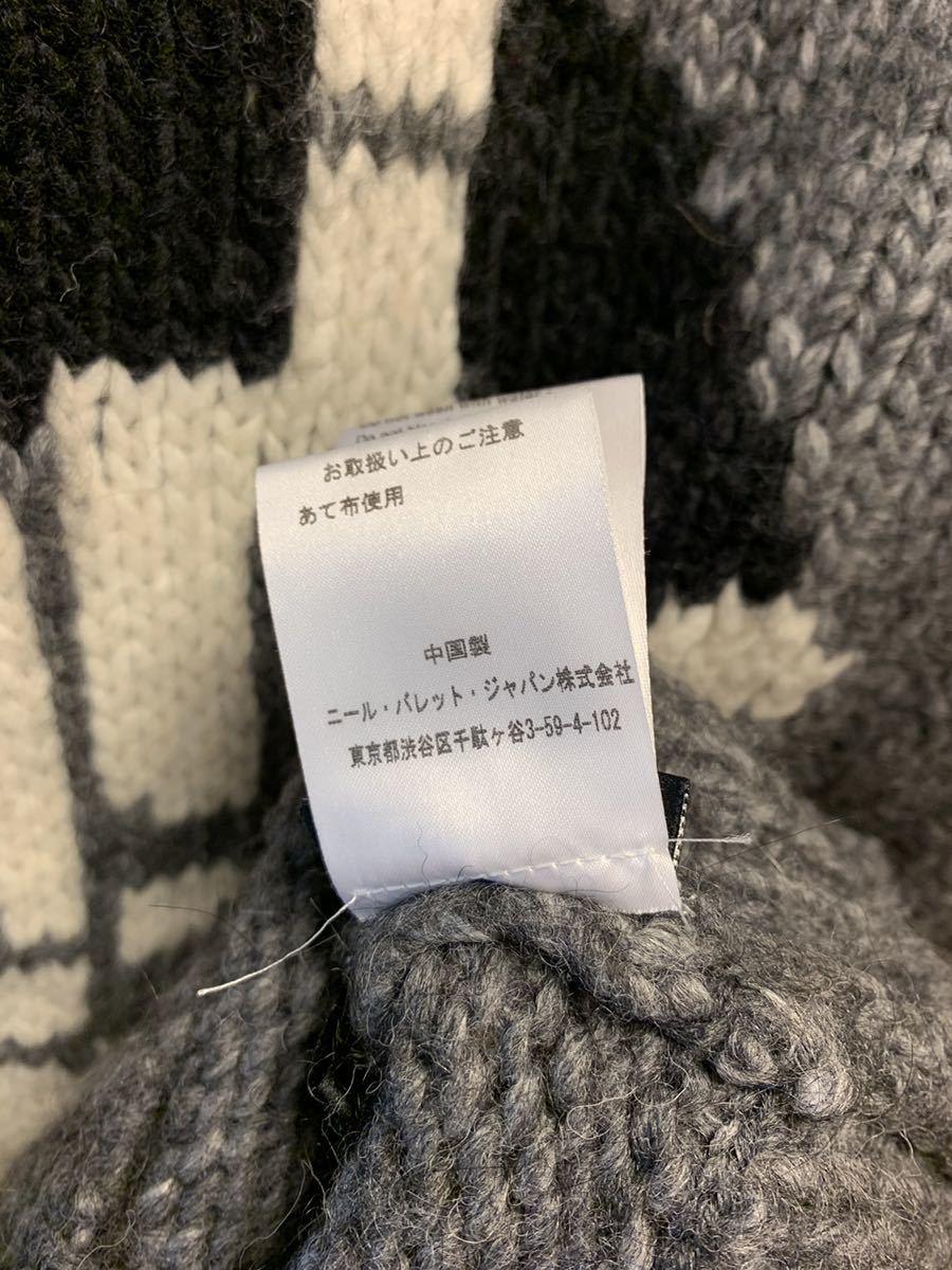 正規 19AW Neil Barrett ニールバレット PUNKED I LOVE U アルパカ混