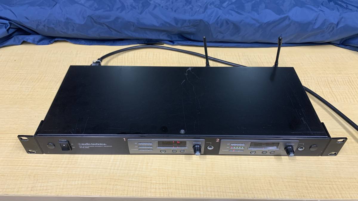 現状渡し】audio-technica ワイヤレス受信機 ATW-R92 *2台 + ATW-T94B
