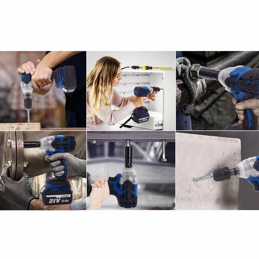  impact wrench tire exchange electric rechargeable brushless wrench Makita 18V battery interchangeable continuously variable transmission regular reversal both max torque 300N.m... load protection 