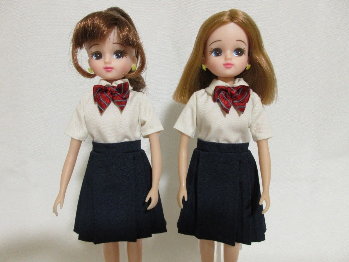 制服リカちゃん2体セット セーラー服2種 女子美・文化女子杉並