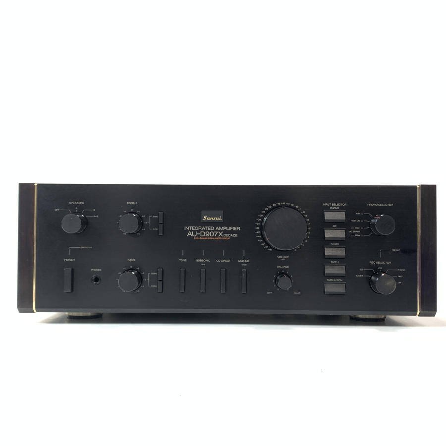 Sansui 山水 AU-D907X DECADE プリメインアンプ 190W+190W/6Ω◇現状品