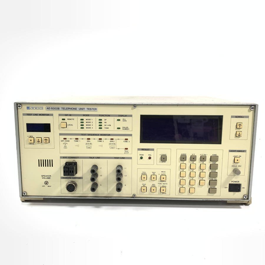 テレフォンユニットテスタ AE-9302B 安藤電気-
