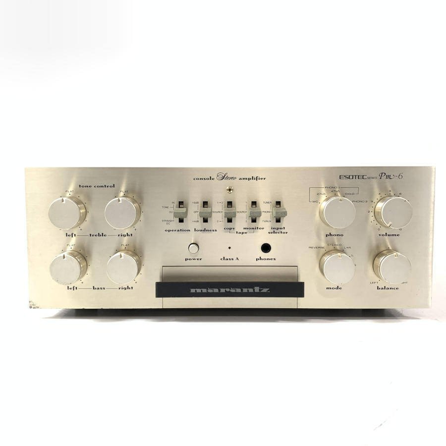 ヤフオク! - marantz マランツ Pm-6 プリメインアンプ 定格...