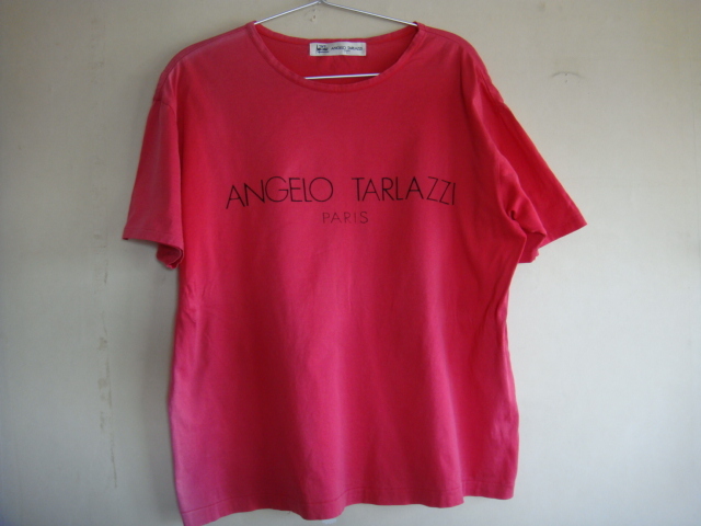 アンジェロタルラッチ ANGELO TARLAZZI 80s ロゴTシャツ ヴィンテージ Tシャツ _画像4