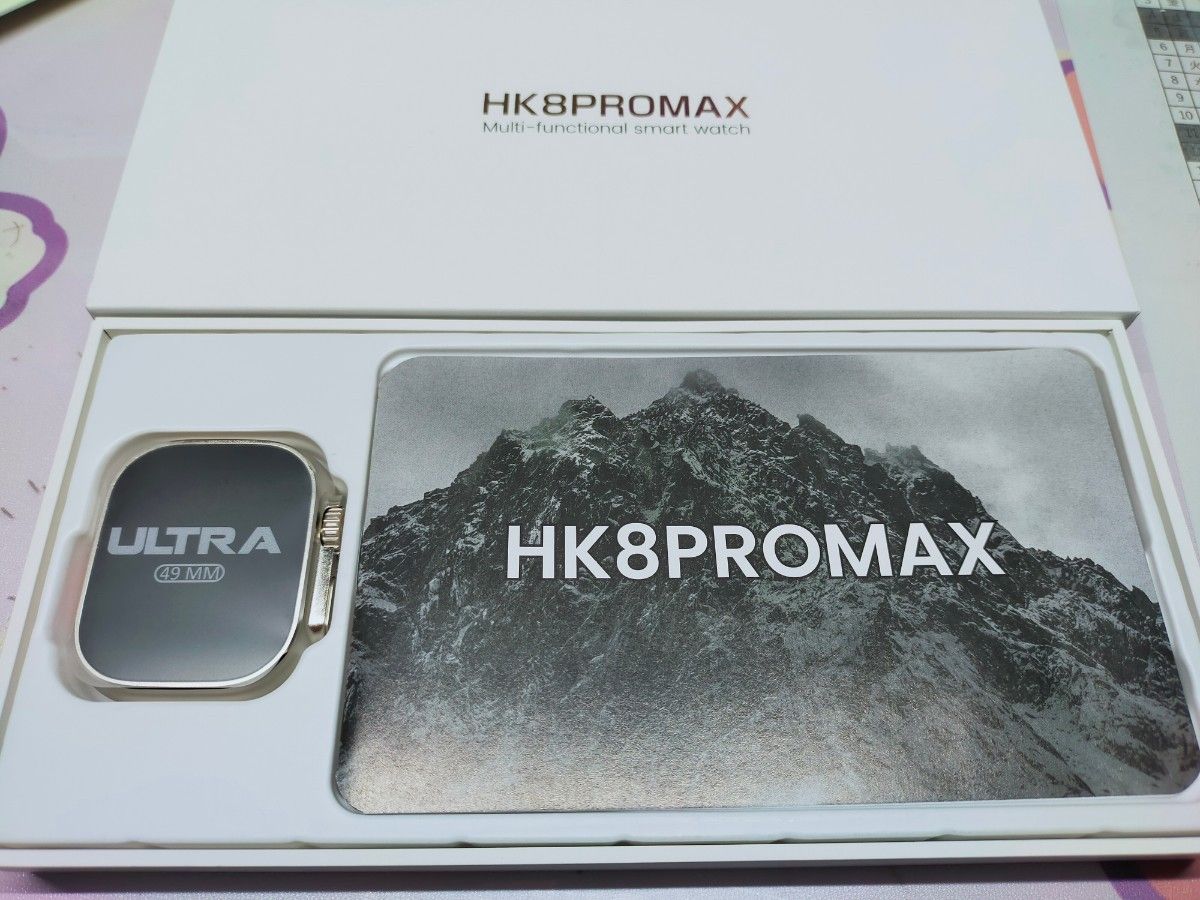 2023年2月発売HK8 PROMAX Ultra series8 2.12インチ 49mm AMOLEDスクリーン