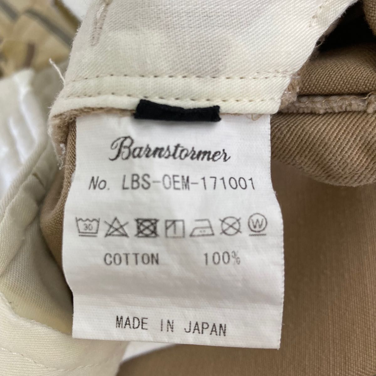 【BARNSTORMER】 バーンストーマー チノパン メンズ マッカッサー
