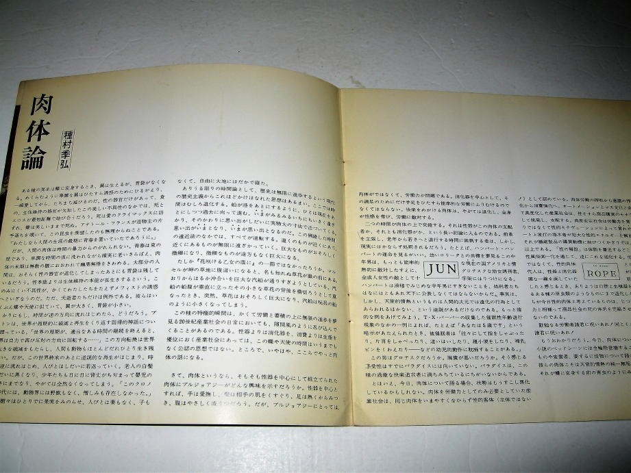 *[ public entertainment ] large mountain tebko. crime - ceiling .... pamphlet *1967 year * work : Terayama Shuuji * fine art : width tail ..***. mountain . confidence .... good . Tsu .