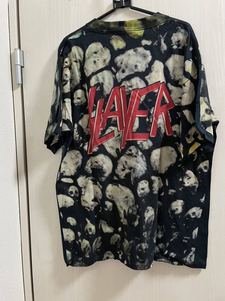 90s slayer 総柄 バンドtシャツ ヴィンテージ_画像3