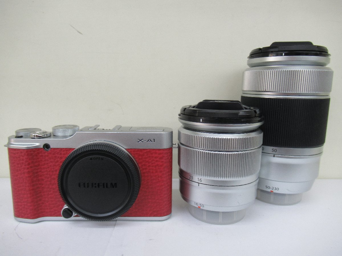 FUJI FILM X−A1 ダブルズームレンズキット RED-