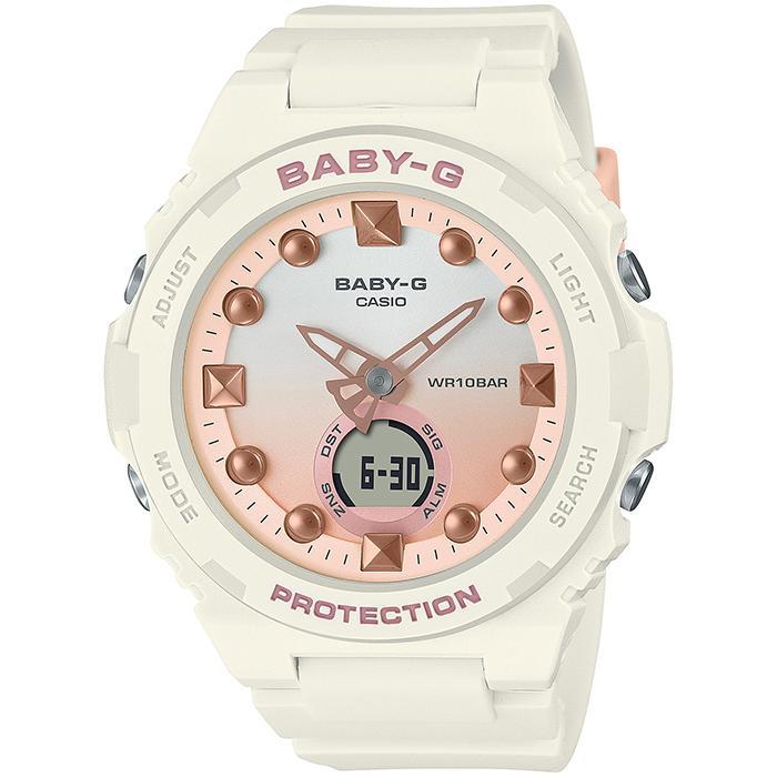 BABY-G ビーチシーンデザイン サンドホワイト アナデジ 国内正規品 レディース 腕時計 BGA-320-7A1JF 新品 未使用