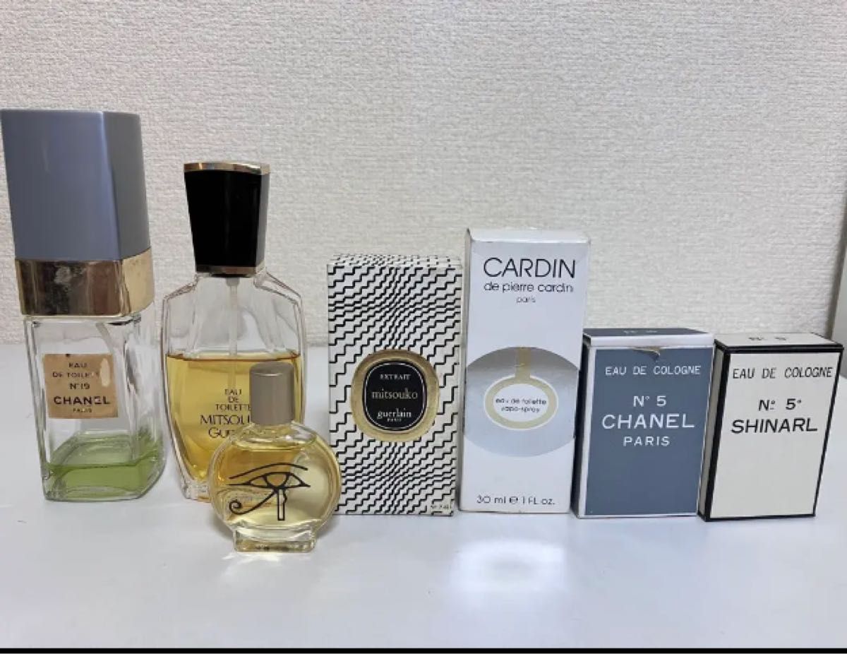 CHANEL シャネル・ピエールカルダン 香水7点セット