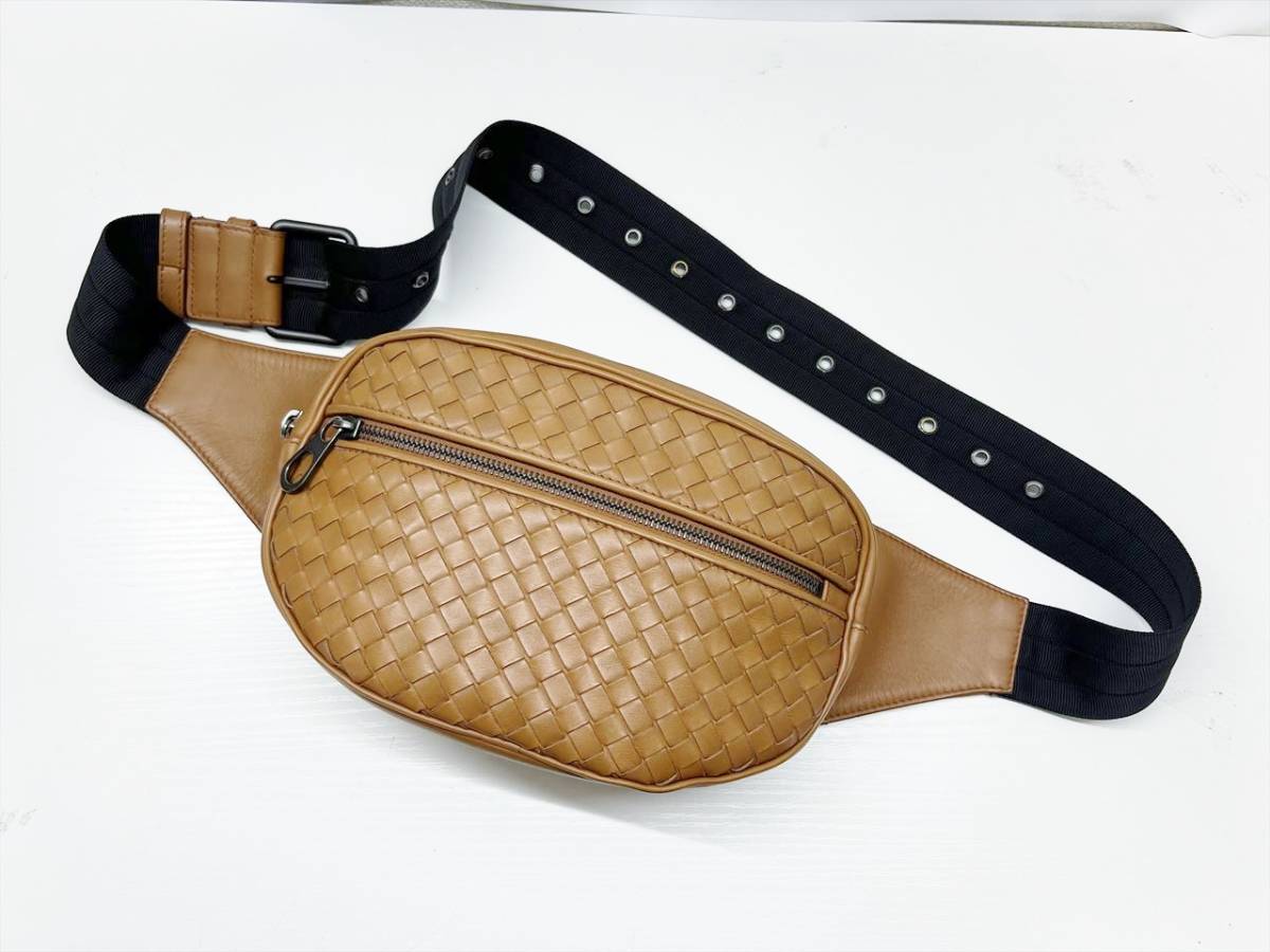 美品 Bottega Veneta ボッテガヴェネタ イントレチャート ウエスト