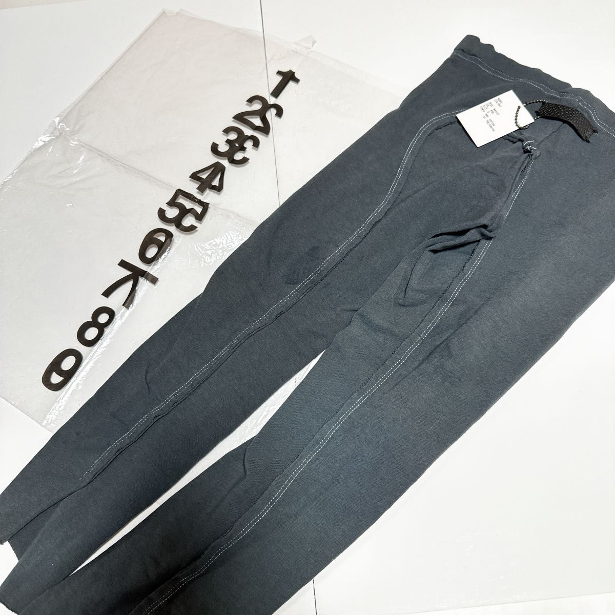 if six was nine 新品タグ付 ショート丈レギンス チャコール LEG if six was nine 新品タグ付 ショート丈レギンス チャコール LEG