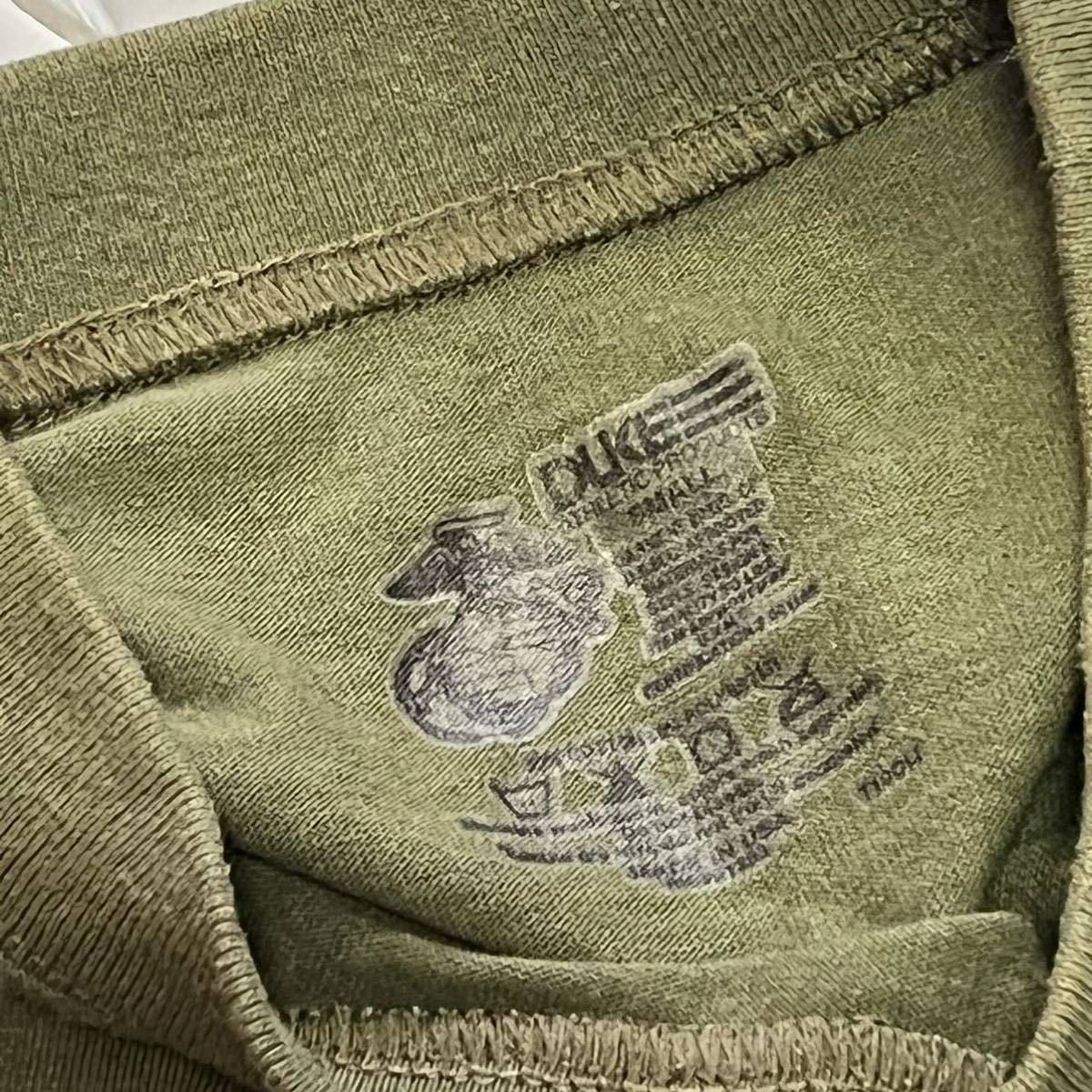 米軍放出品　DUKE Tシャツ　OD SMALL おしゃれ　(INV E31)_画像3