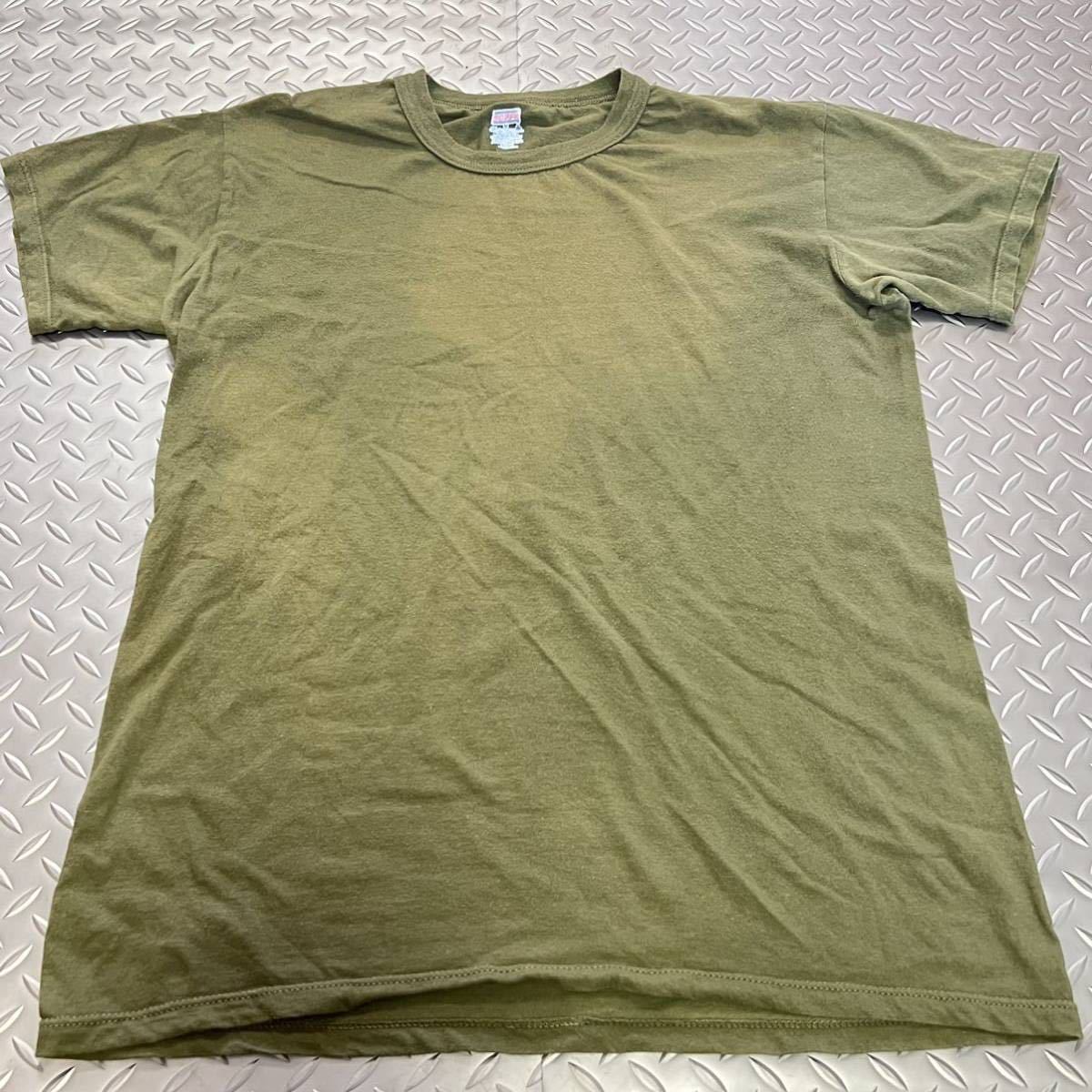 米軍放出品　SOFFE Tシャツ　OD MEDIUM おしゃれ　(INV E32)_画像1