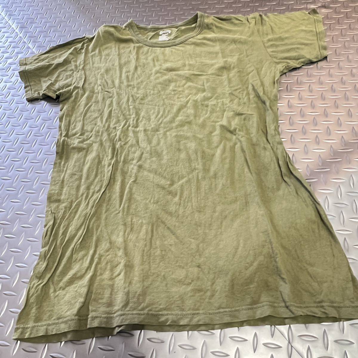 米軍放出品 沖縄　SOFFE OD Tシャツ MEDIUM ランニング　トレーニング　(INV XY04)_画像1