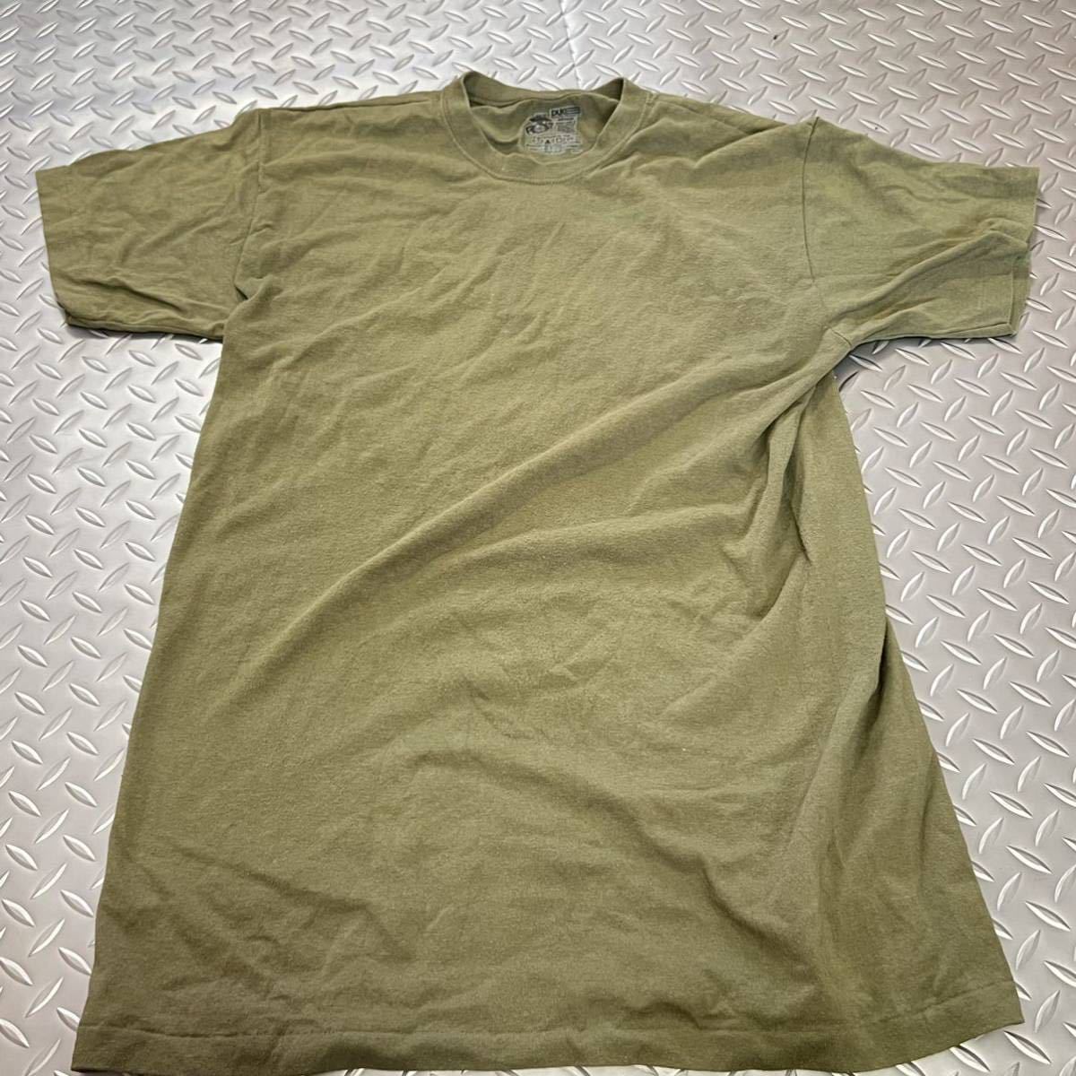 US 米軍放出品 沖縄 Tシャツ MEDIUM OD おしゃれ (INV H32) 米軍放出品 Tシャツ