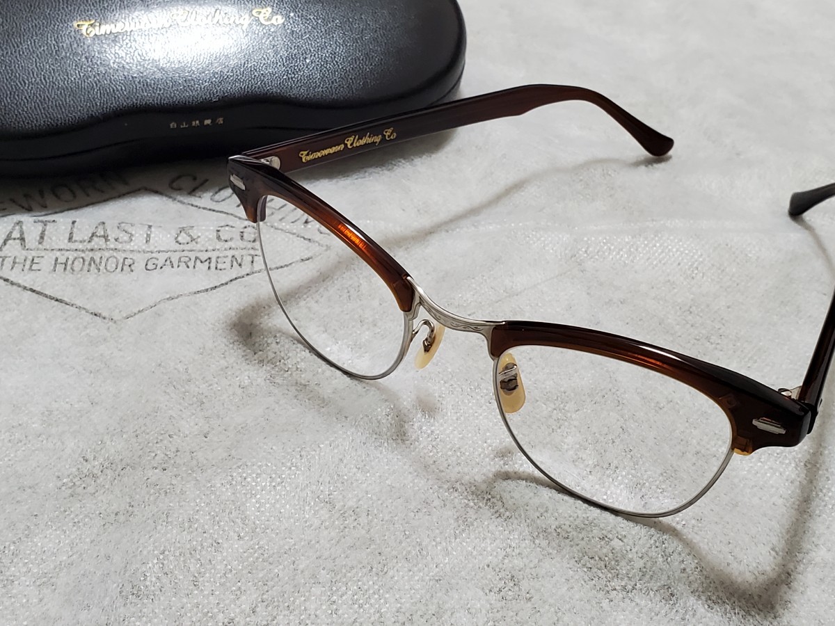 白山眼鏡店 Timeworn AtLast アットラスト サーモントブロー SALMONT