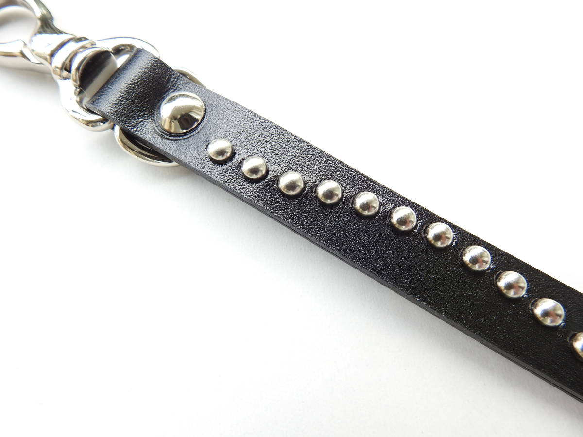  domestic production kau leather approximately 25cm key holder strap calee manner studs Work 