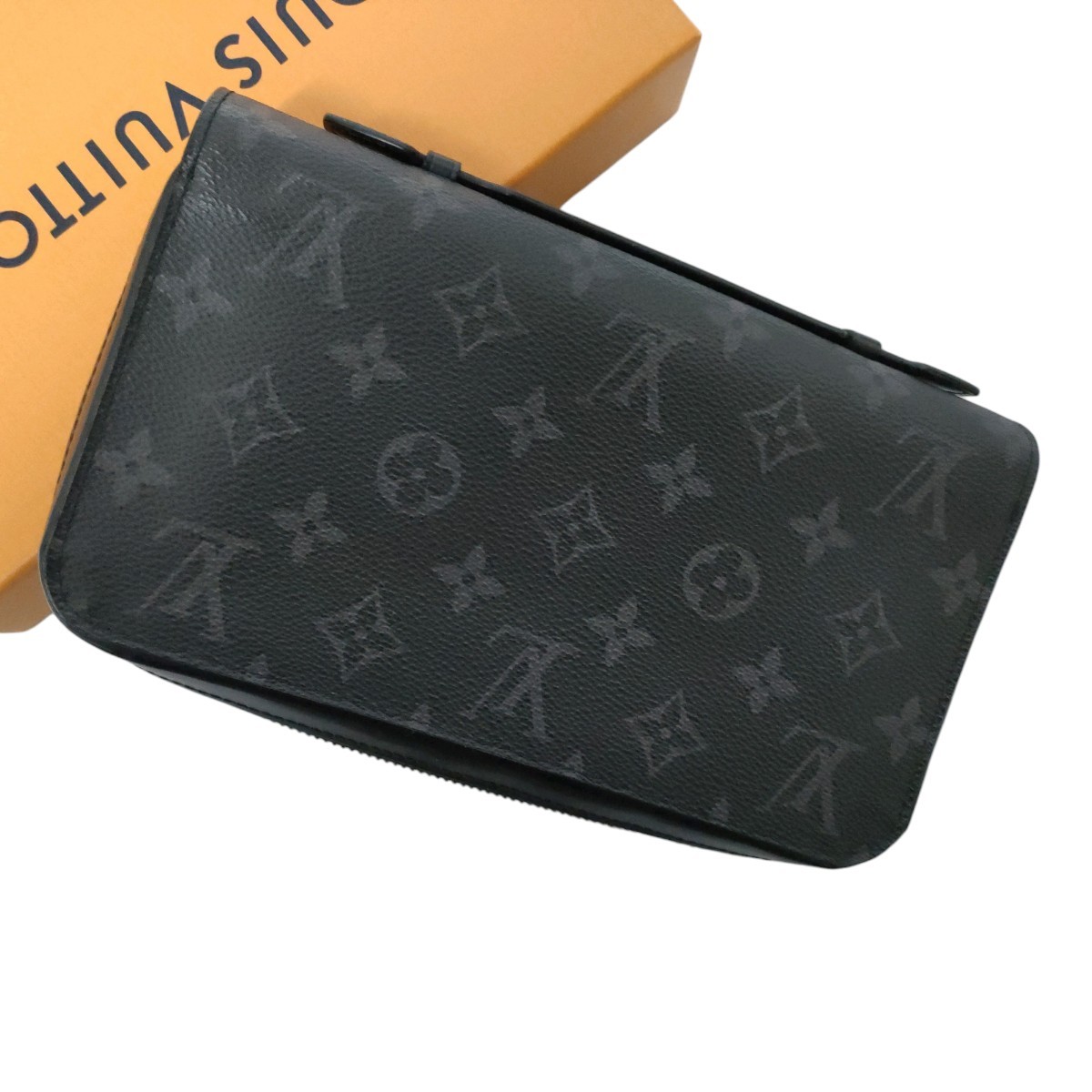 極上美品!!】LOUIS VUITTON ルイヴィトン モノグラム エクリプス ジッピーXL M61698 長財布 ノワール 黒 クラッチバッグ  トラベルケース