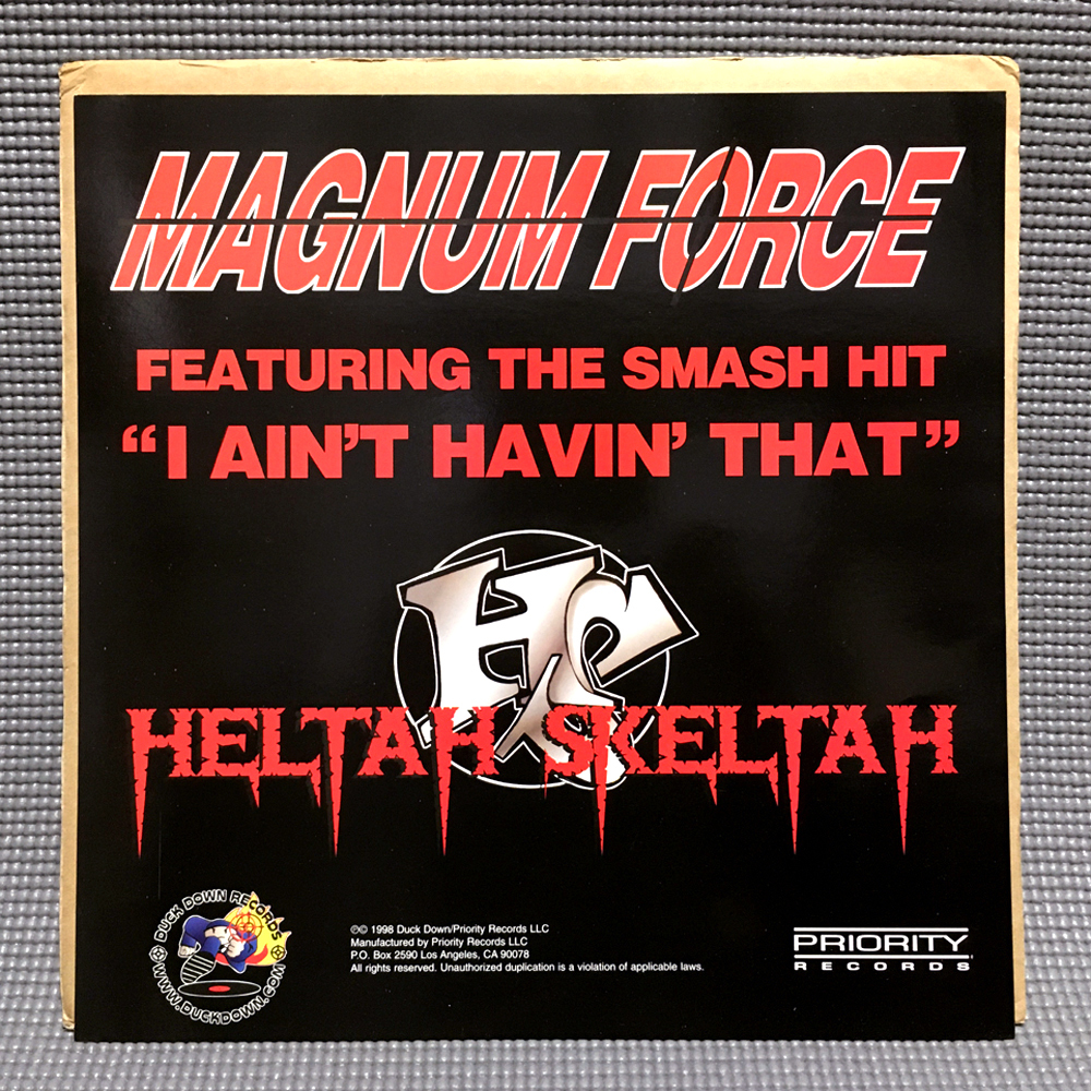 Heltah Skeltah - Magnum Force (PROMO PR POSTER) 【非売品 12inch LP サイズ ポスター】 Boot Camp Click / Duck Down / Priority_画像2