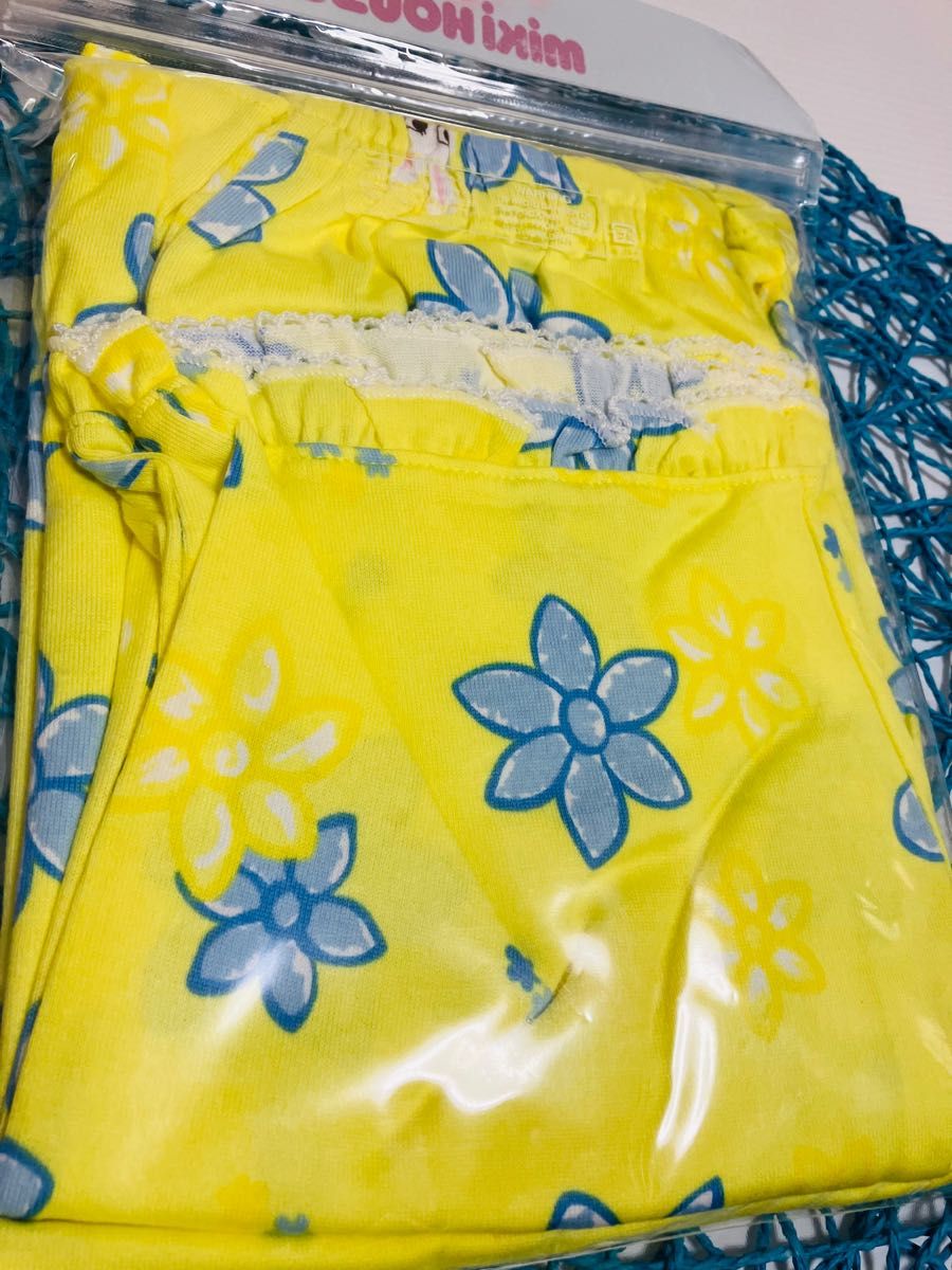 新品　黄　うさこちゃん　パジャマ　半袖　100 ミキハウス