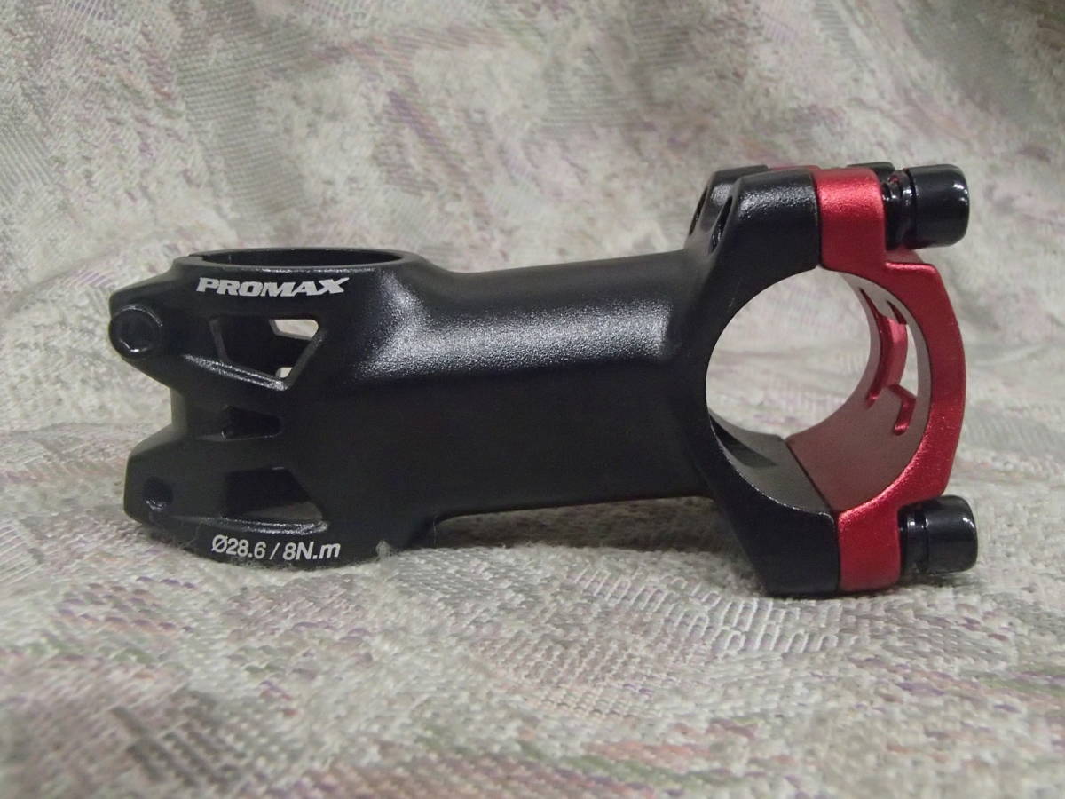 PROMAX / DA-751NC stem 31.8mm steering wheel clamp 75mm black / red 