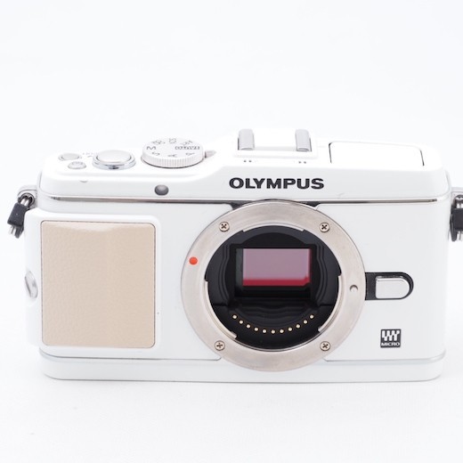 本物の ミラーレス一眼 オリンパス OLYMPUS PEN #6578 WHT BODY E-P3