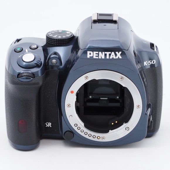 PENTAX ペンタックス K-50 ボディ オーダーカラー ブルー ネイビー #6502