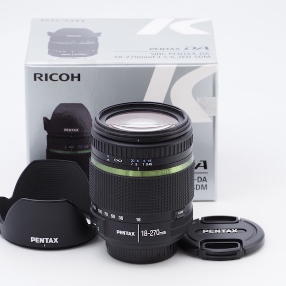 PENTAX ペンタックス DA18-270mmF3.5-6.3ED SDM Kマウント APS-Cサイズ