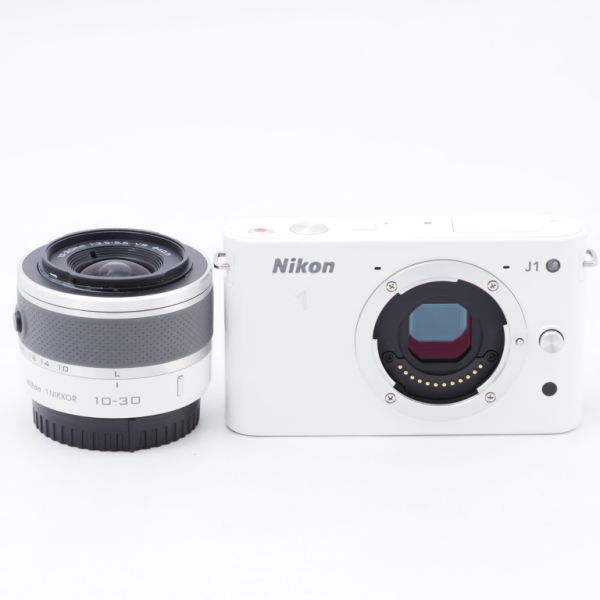 Nikon ニコン ミラーレス一眼カメラ Nikon 1 J1 標準ズームレンズキット ホワイトN1 J1HLK WH #6530