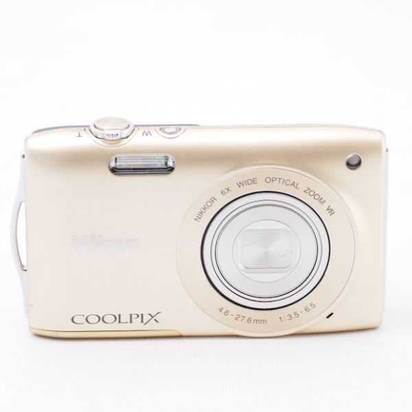Nikon ニコン デジタルカメラ COOLPIX (クールピクス) S3300 スイートゴールド S3300GL #6680