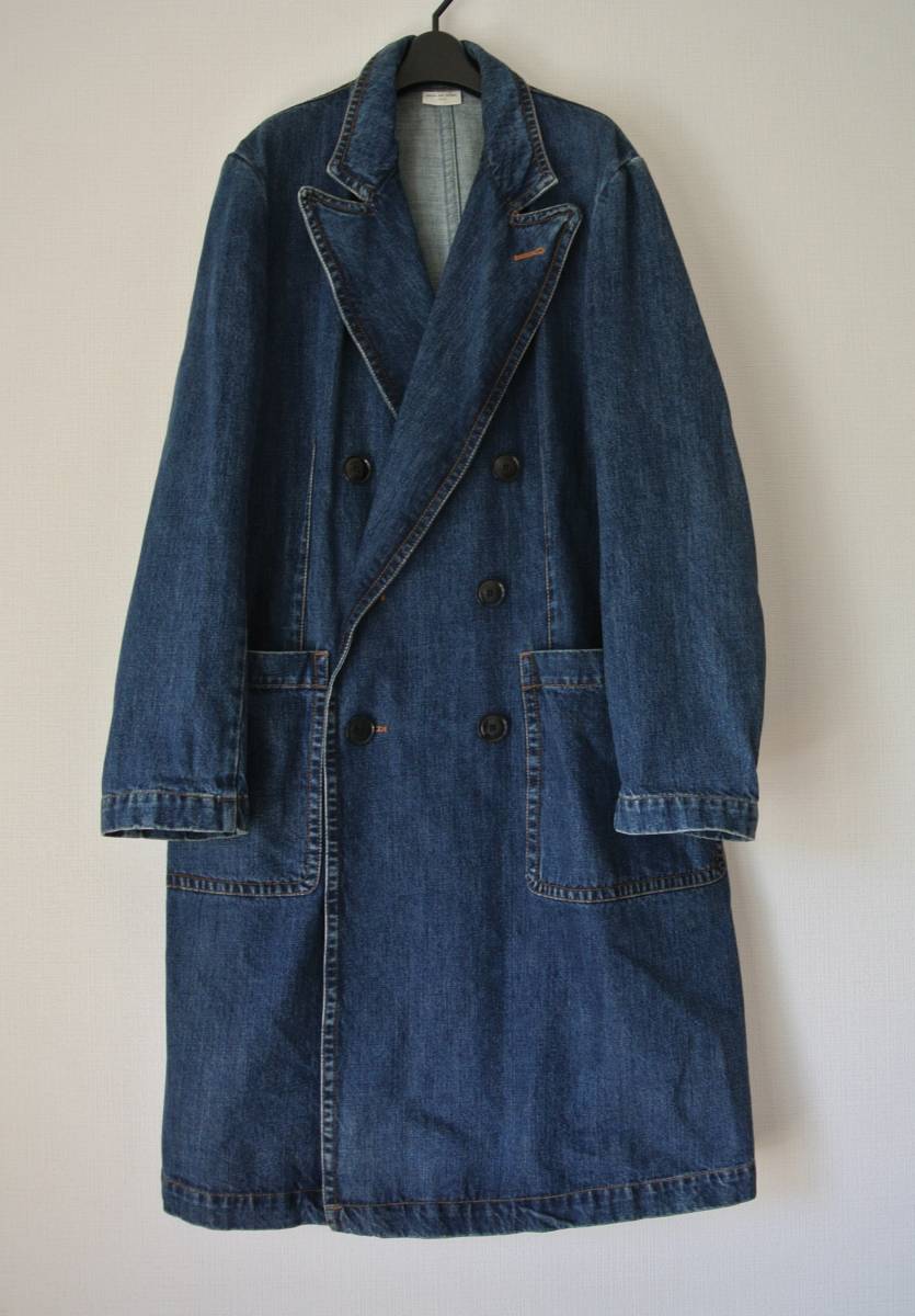 ドリスヴァンノッテン コート DRIES VAN NOTEN デニム コート ダブル