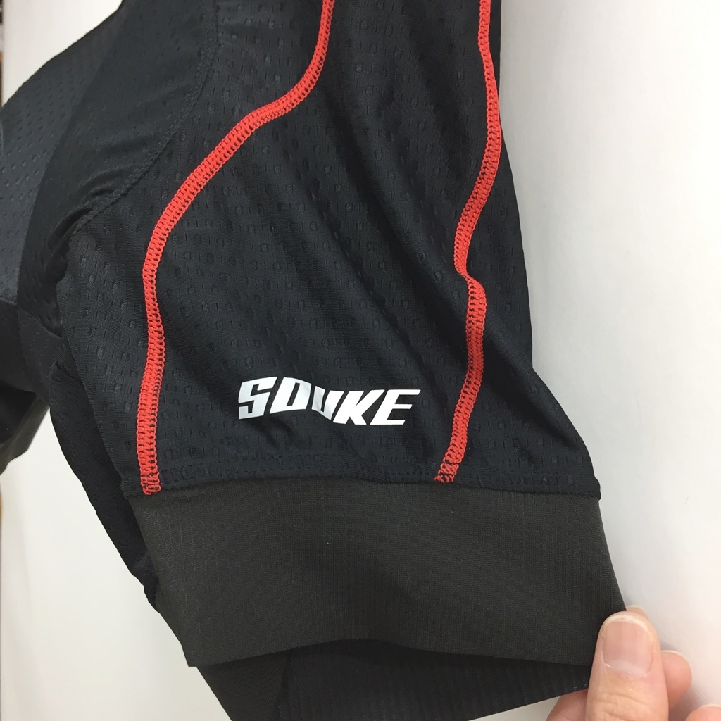 Souke Sports サイクリングウエア ロードバイク レーサーパンツ メッシュ ブラック サイズM メンズ_画像8