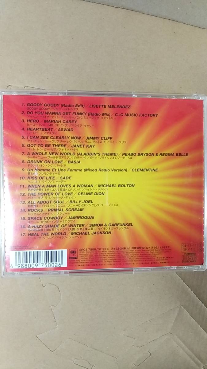 CD/ポップス、ロック　MAX　1994年　オムニバス盤　日本盤　中古_画像2