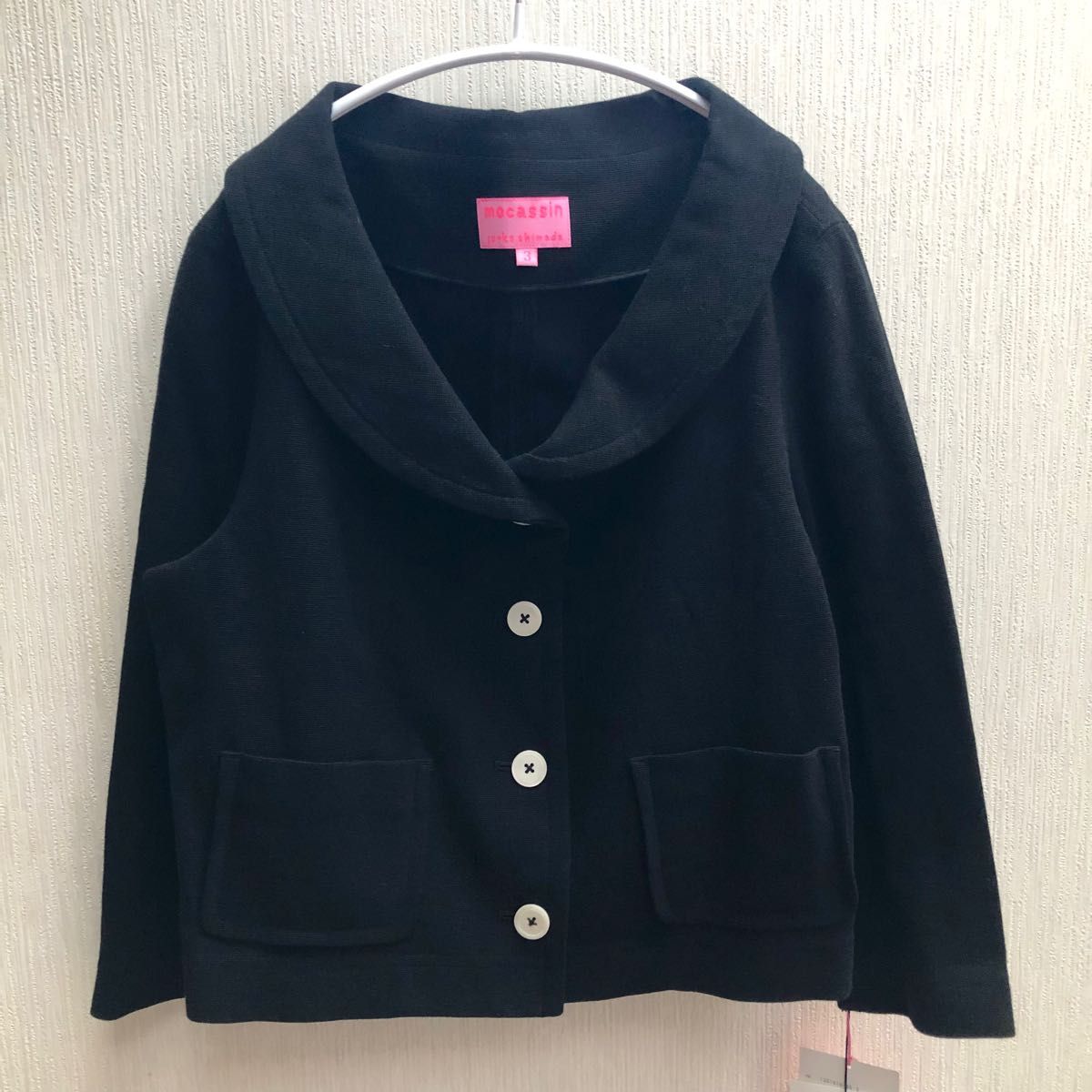 ジュンコ シマダ【未使用タグ付き】ボレロ ジャケット カーディガン 黒
