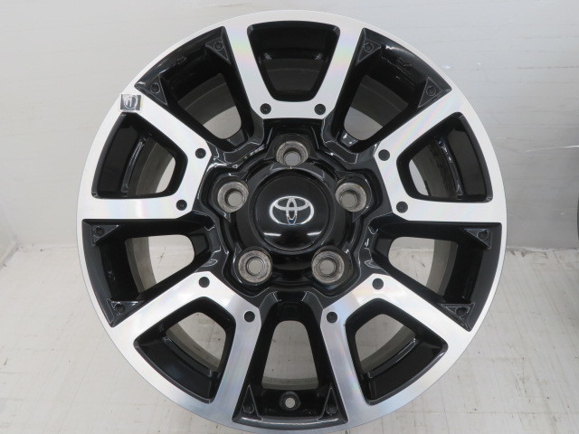 中古アルミホイール 4本セット 18インチ 18x8J +60 5穴 PCD150 US トヨタ 純正 送料無料 タンドラ/セコイア（沖縄、離島除く）a16921_画像4