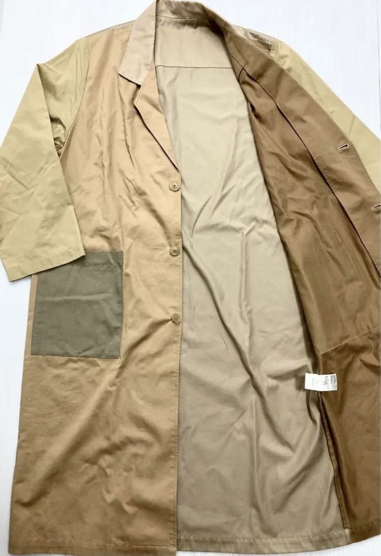 BLESS 17ss Daycation パッチワーク オーバーサイズコート ベージュ S