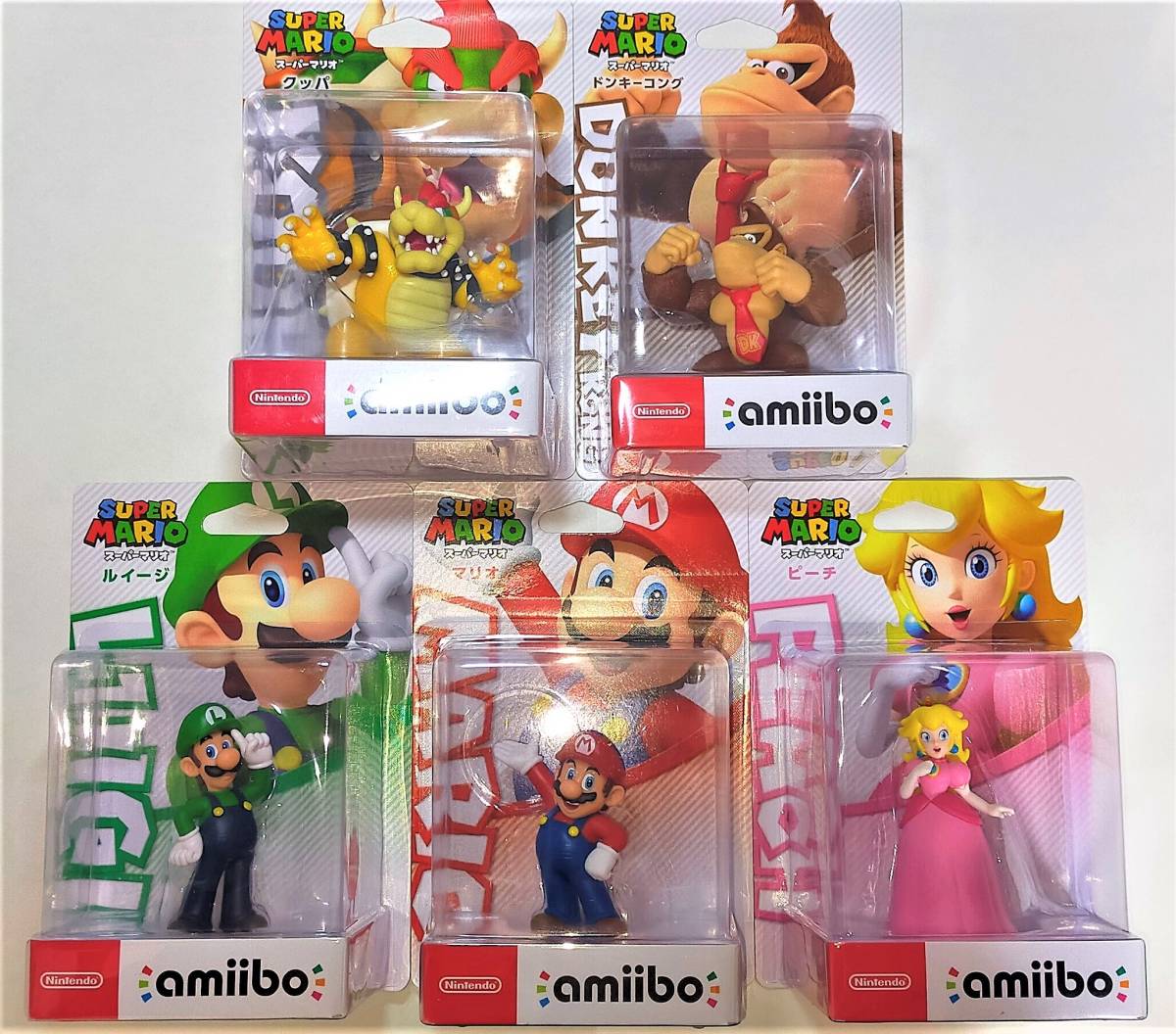 任天堂 amiibo スーパーマリオシリーズ 5点セット アミーボ 