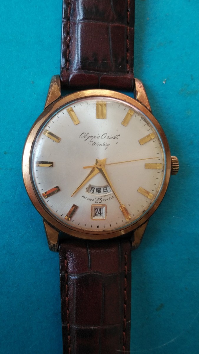 うのにもお得な ６０年代名機 ウィークリー ２3石 メンズ手巻腕時計