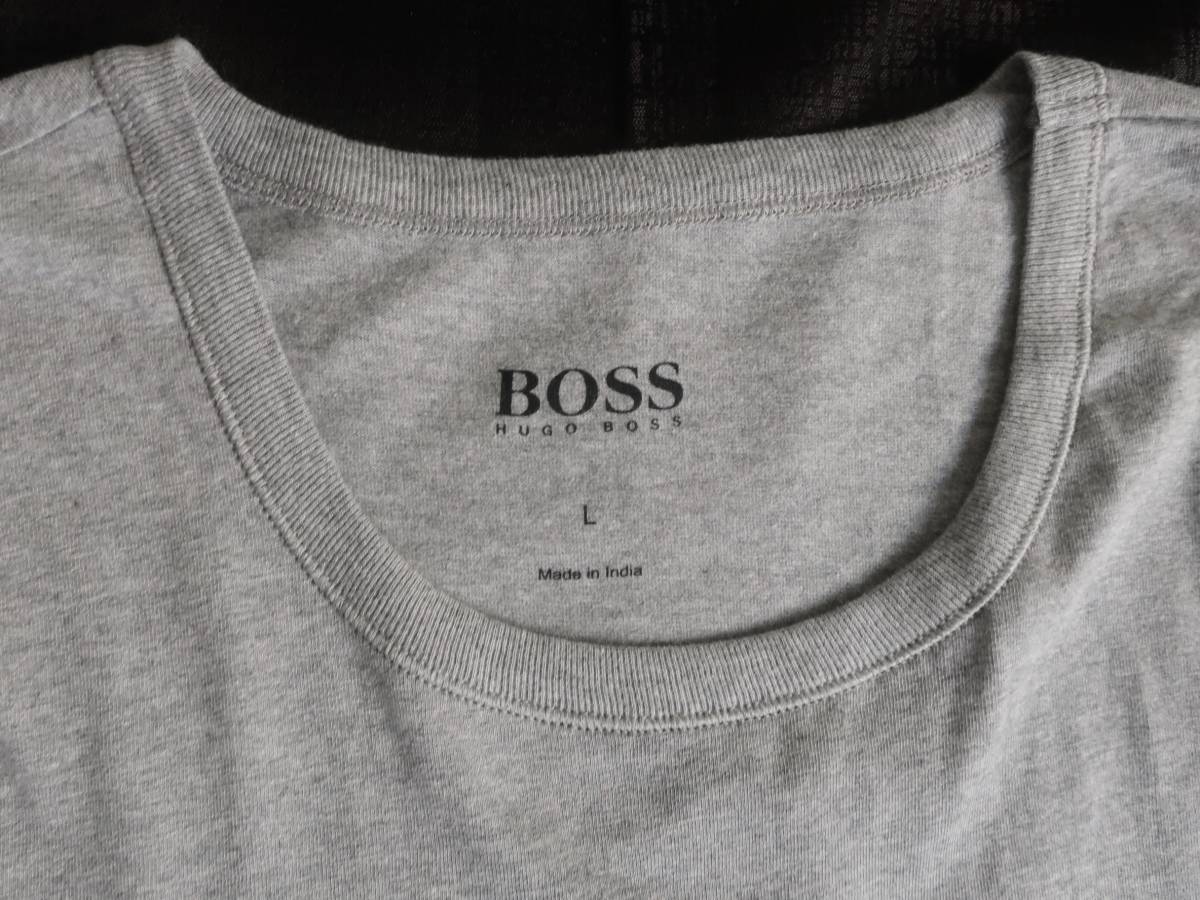  new goods * Hugo Boss HUGO BOSS* large size * T-shirt 3 pieces set * black white gray .* cotton 100%*XXL*533
