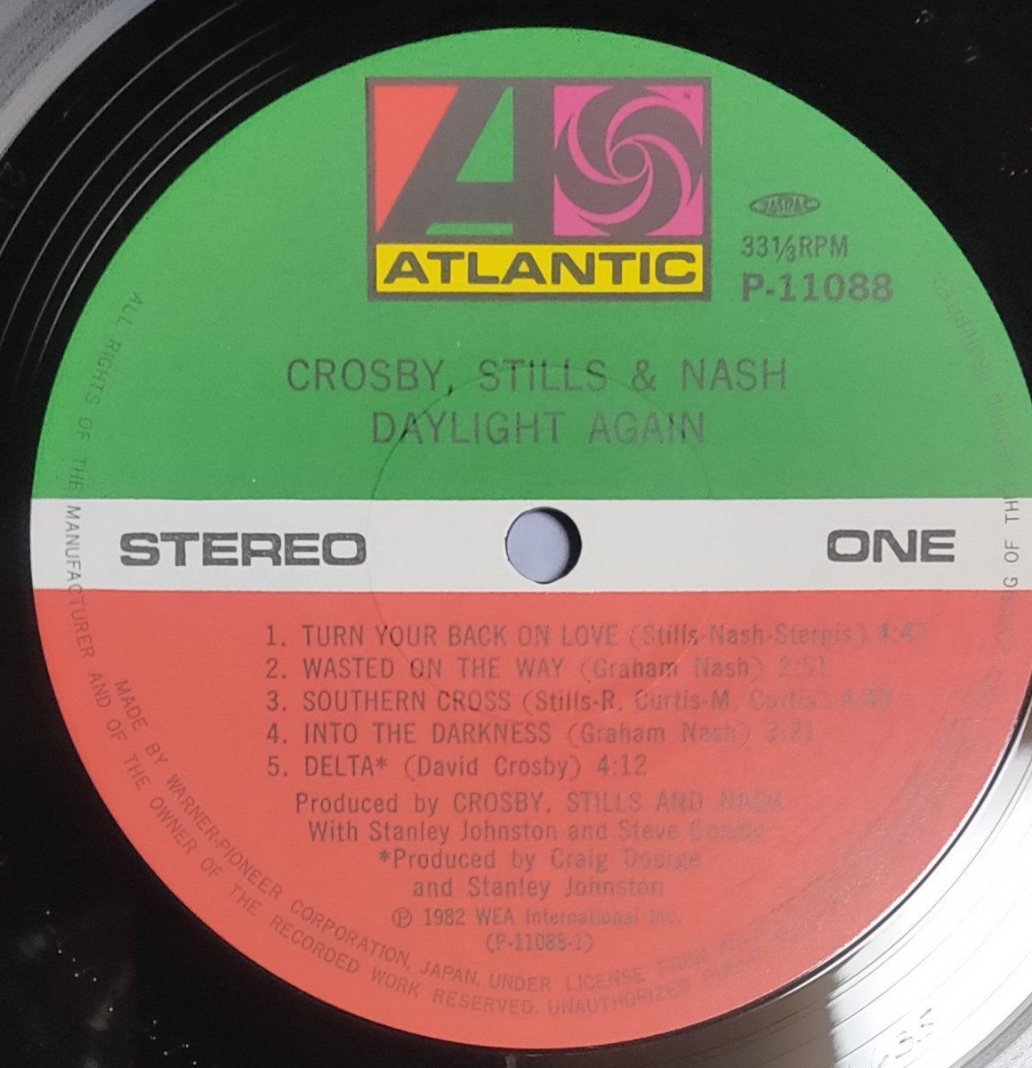 Crosby Stills & Nash Daynight Again 美盤_画像6