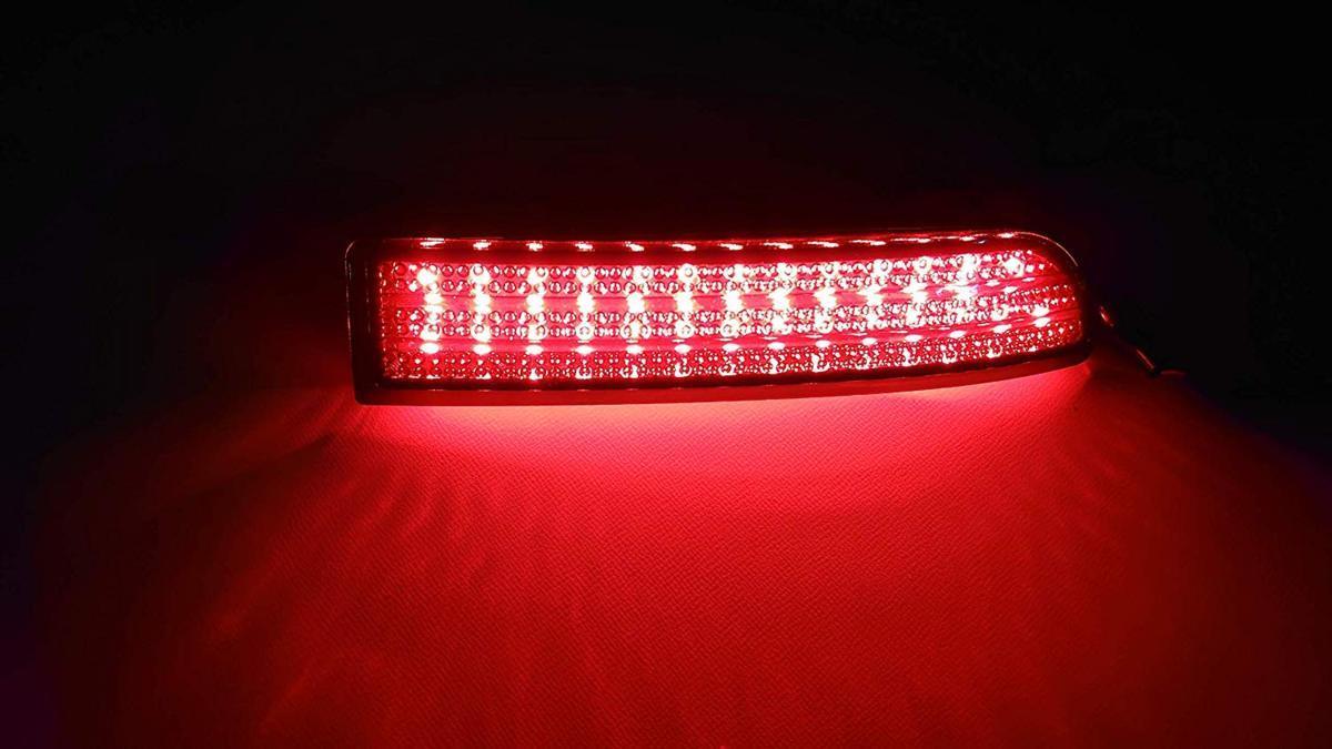 スモークレンズ　トヨタ 78連 LED リフレクター リアバンパー ライト ランプ　エスティマ GSR50W/GSR55W ACR50W/ACR55W ハイブリッド AHR_画像2