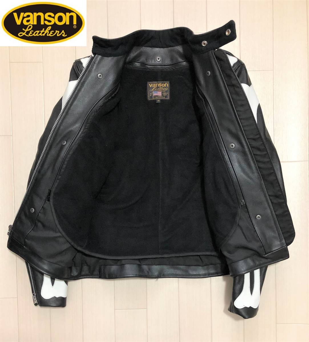 VANSON B BONE JACKET バンソン B ボーン ジャケット シングル