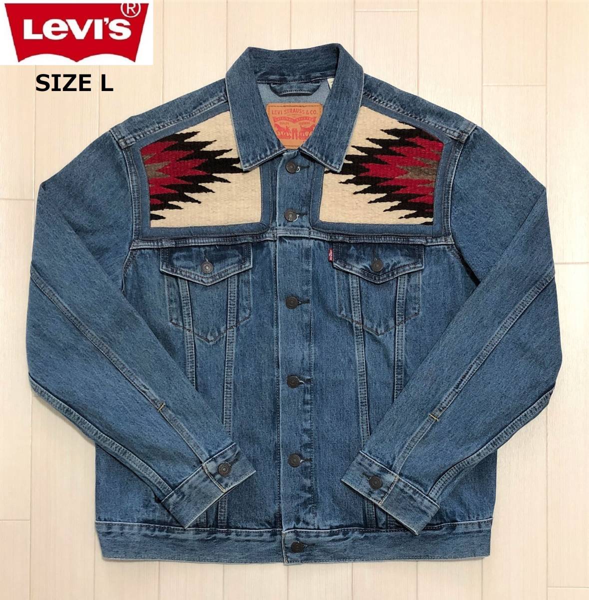 LEVI'S リーバイス 1920s Navajo Rug Jacket 1920年代 ナバホ族 ラグジャケット デニムジャケット ジージャン Gジャン サイズ L 72334 0130